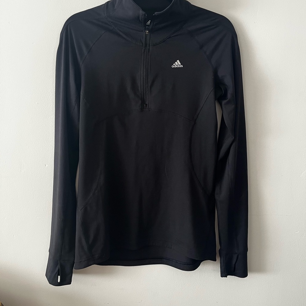 Adidas Climate  light Weight Women’s Pullover Sweather Black Small - Picture 9 of 12